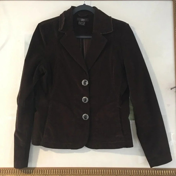 Luii Corduroy Jacket Blazer Western Cowgirl Snap - Picture 1 of 7